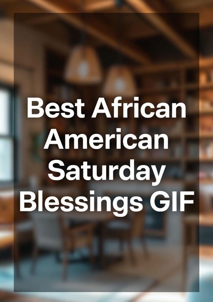 Best African American Saturday Blessings GIF