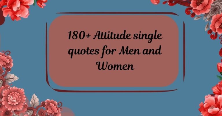 Attitude single quotes