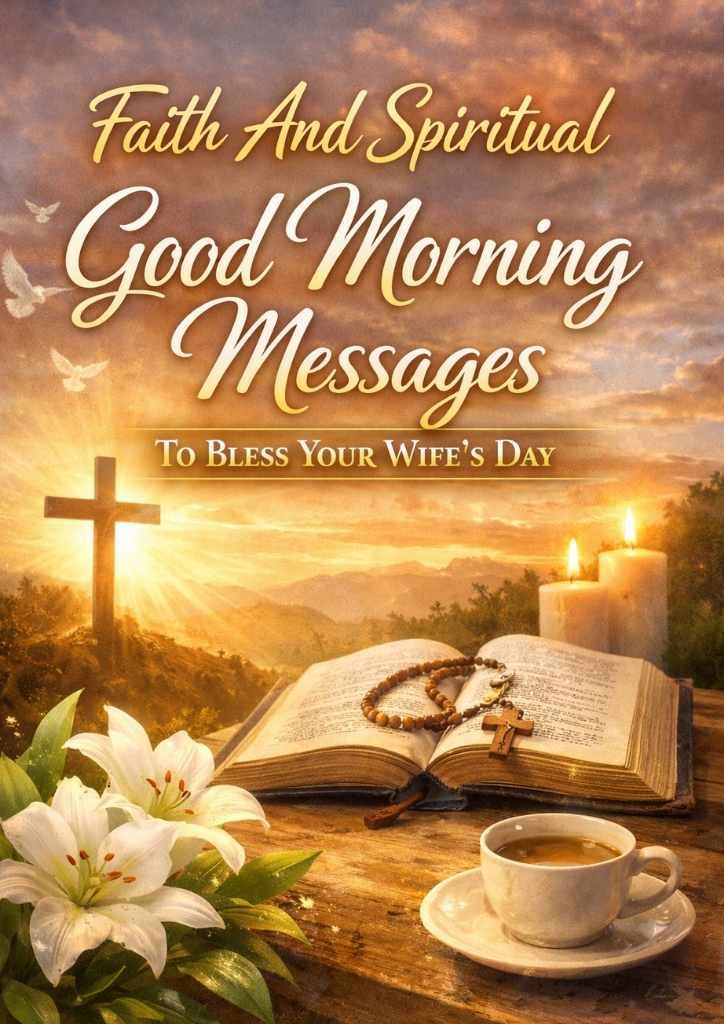 Faith And Spiritual Good Morning Messages To Bless Your Wife's Day