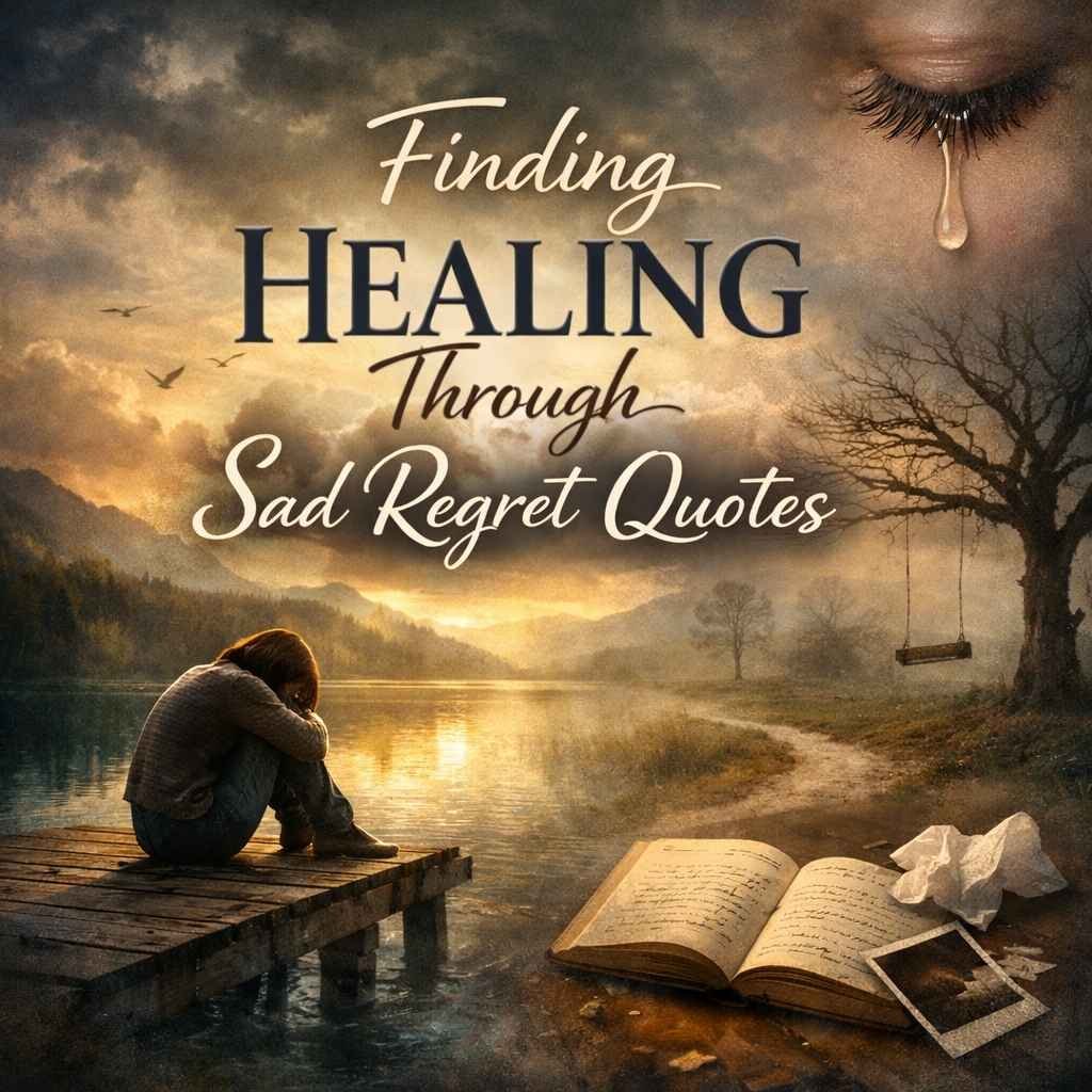 Finding Healing Through Sad Regret Quotes