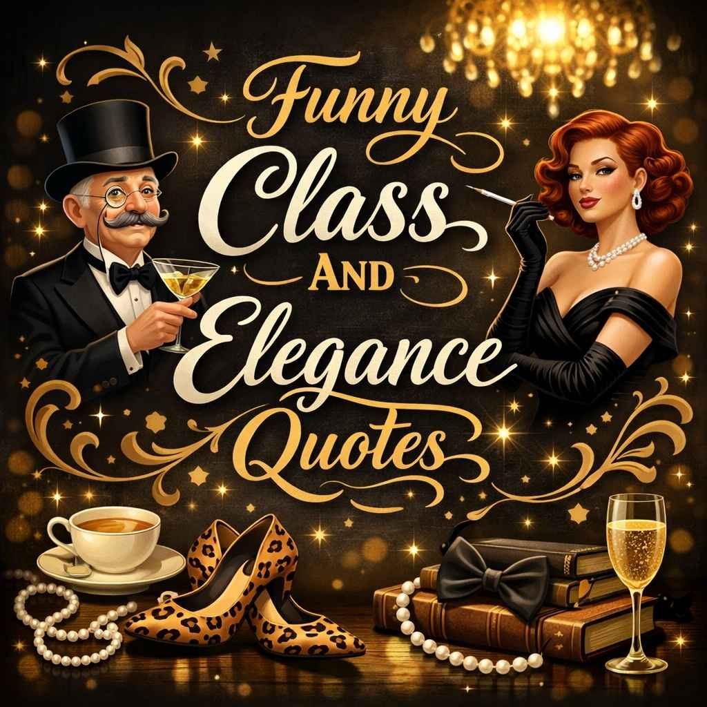 Funny Class And Elegance Quotes