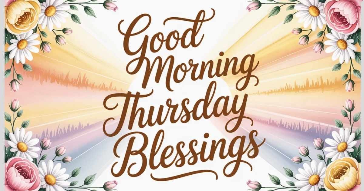 Good morning Thursday Blessings