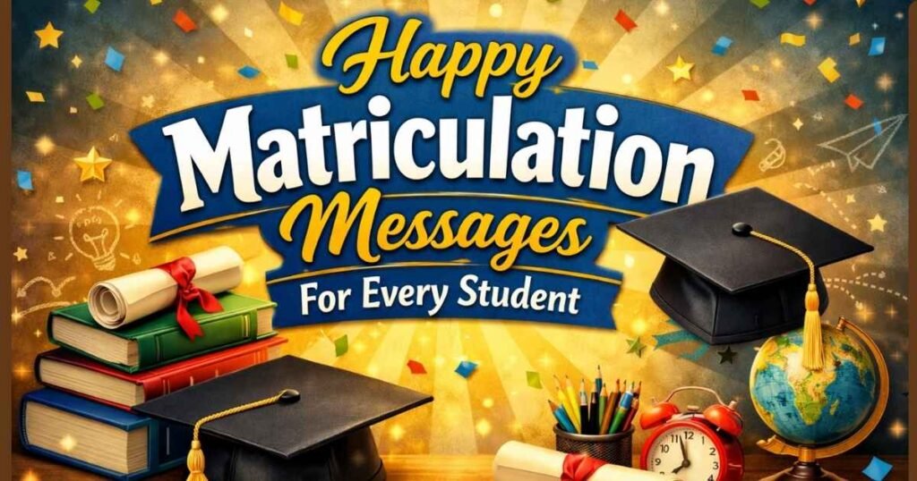 Happy Matriculation Messages For Every Student