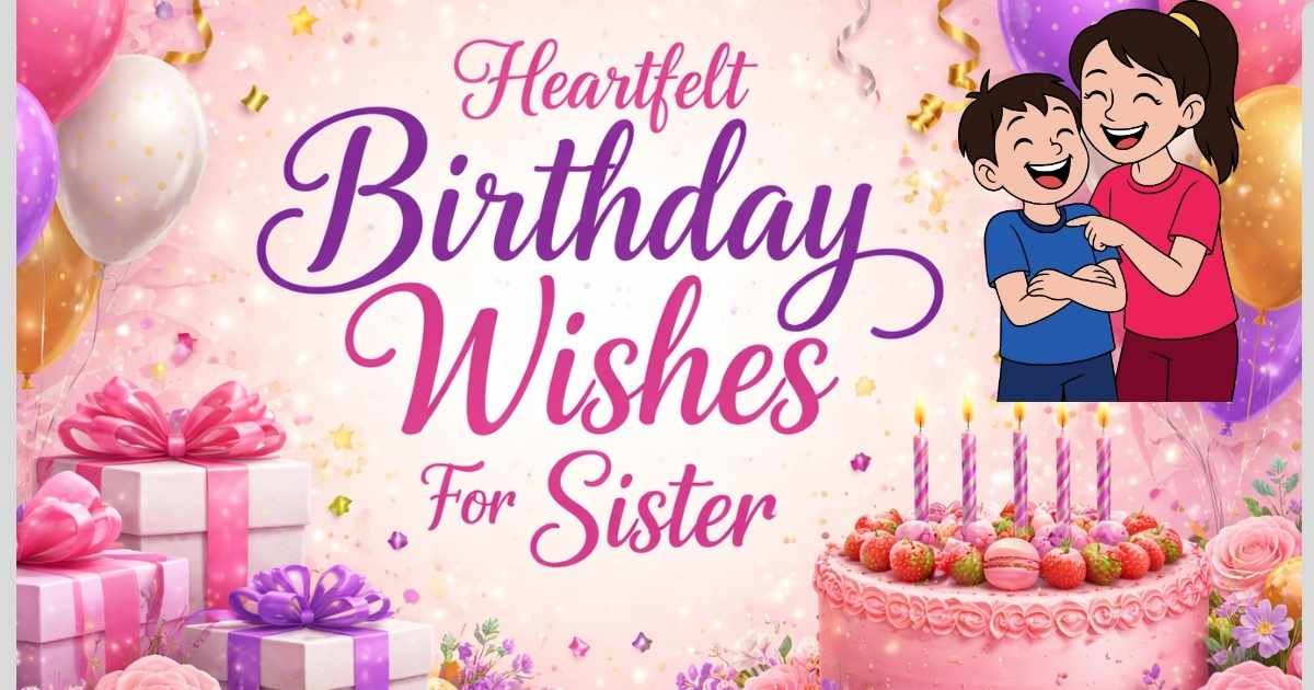 Heartfelt Birthday Wishes For Sister