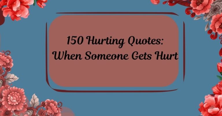 Hurting Quotes