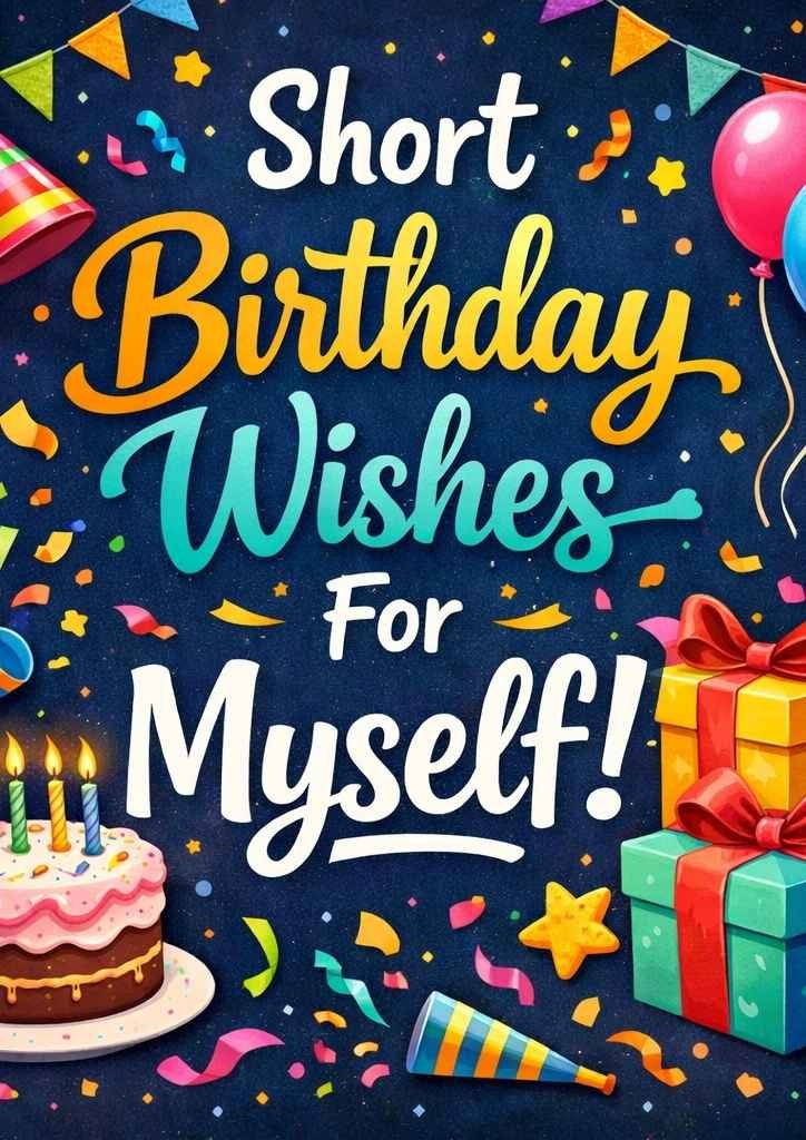 Short Birthday Wishes For Myself