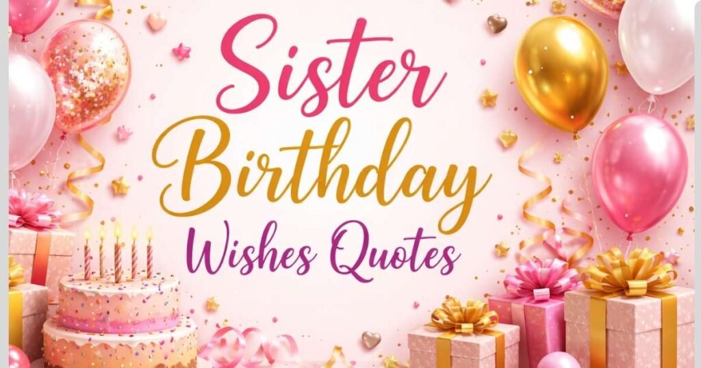 Sister Birthday Wishes Quotes