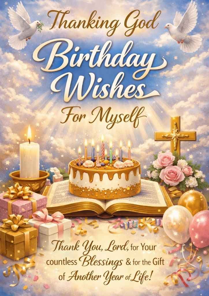 Thanking God Birthday Wishes For Myself