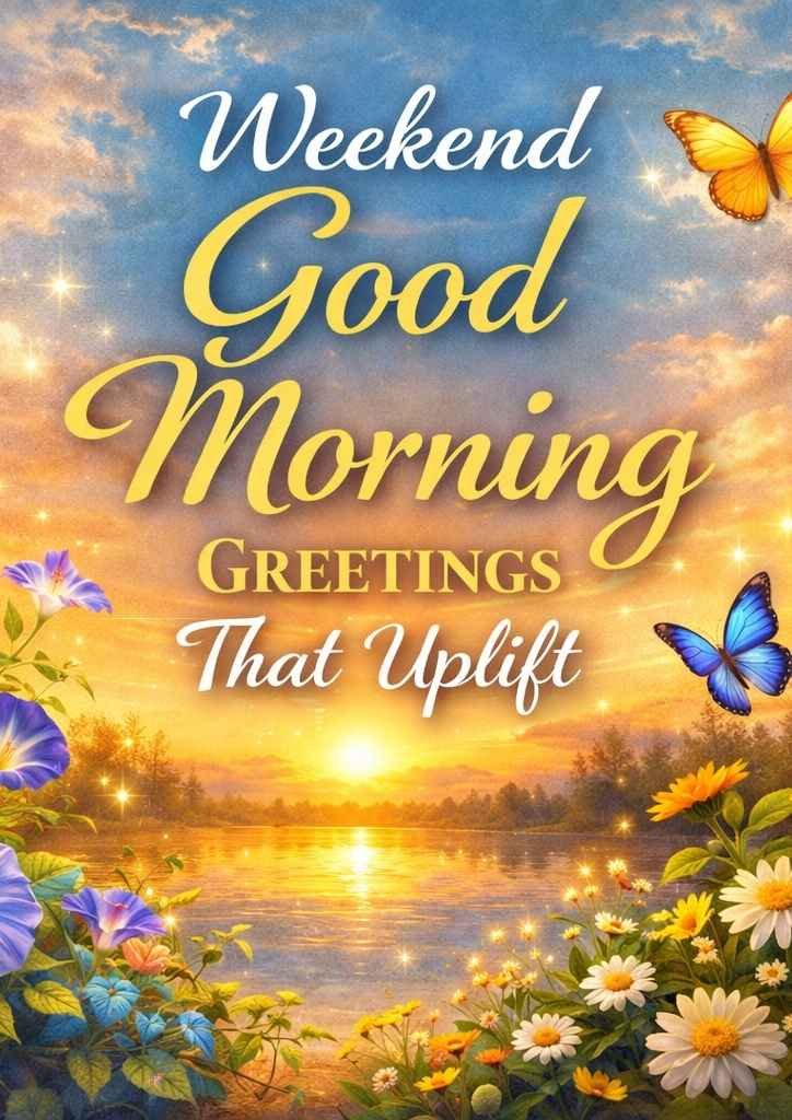Weekend Good Morning Greetings That Uplift