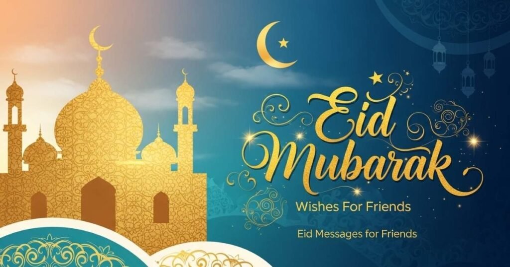 Eid Mubarak Wishes For Friends | दोस्तों के लिए ईद संदेश
