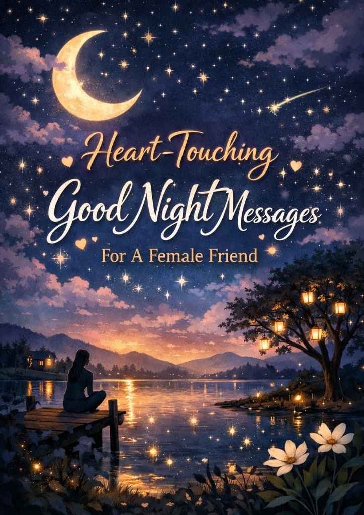 Heart-Touching Good Night Messages For A Female Friend