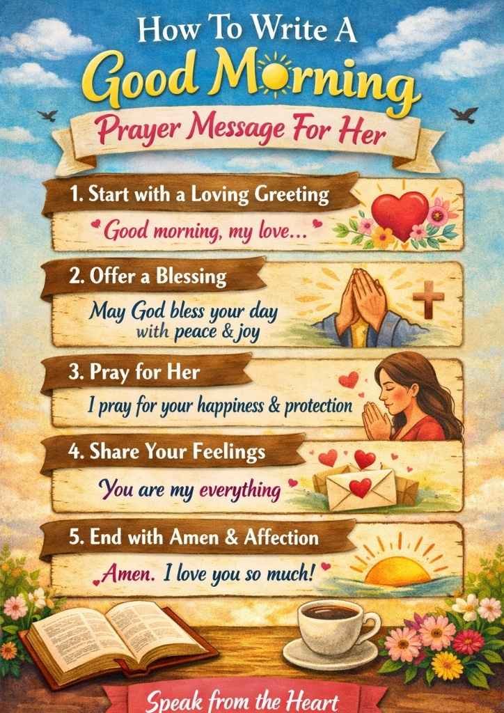 How To Write A Good Morning Prayer Message For Her
