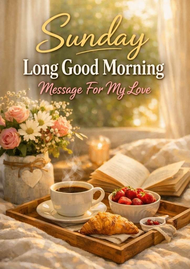 Sunday Long Good Morning Message For My Love