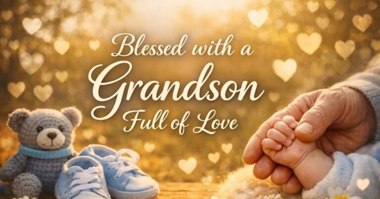 blessed with a grandson quotes full of love