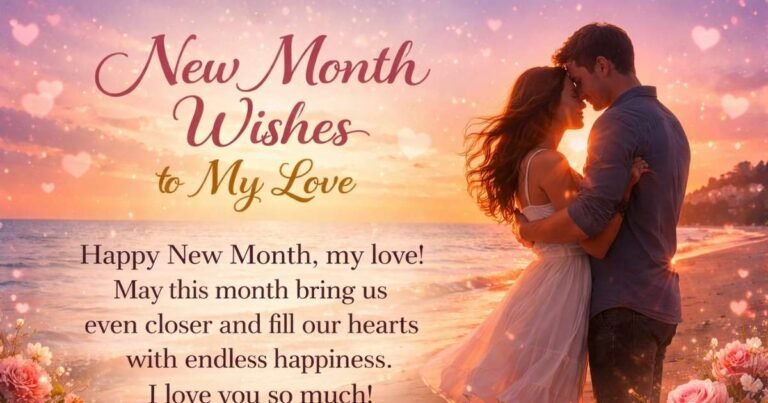 new month wishes to my love