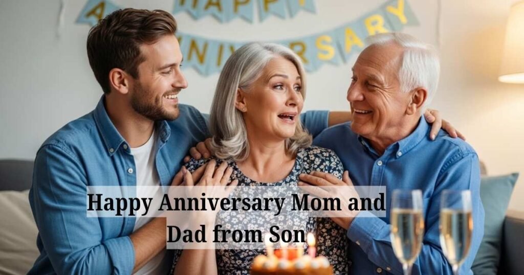 Happy Anniversary Mom and Dad from Son