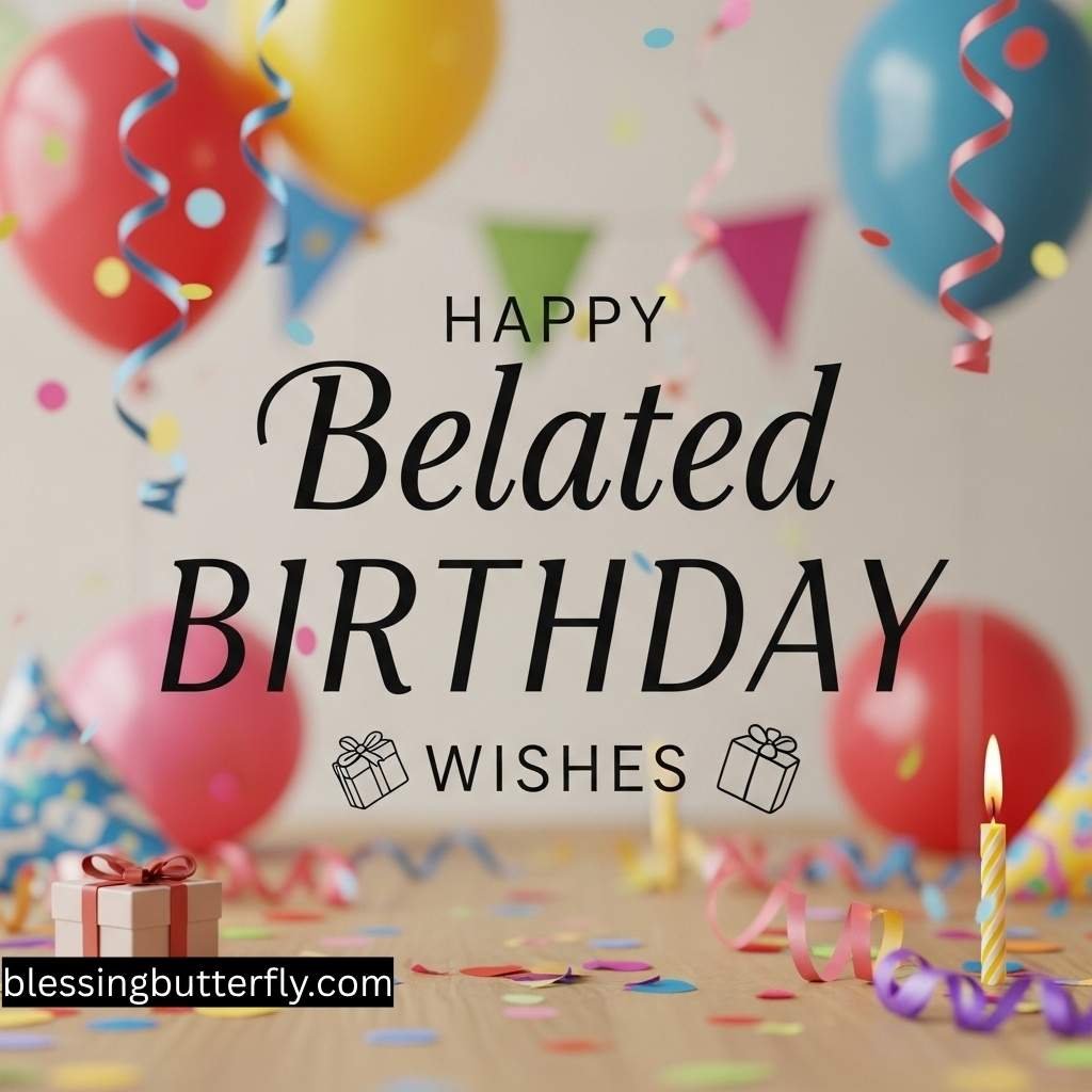 Happy Belated Birthday Wishes