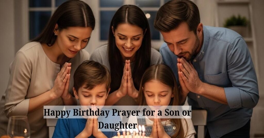 Happy Birthday Prayer for a Son or Daughter