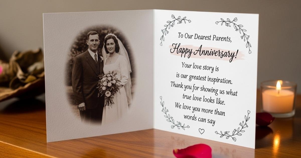 Heart Touching Anniversary Wishes For Parents