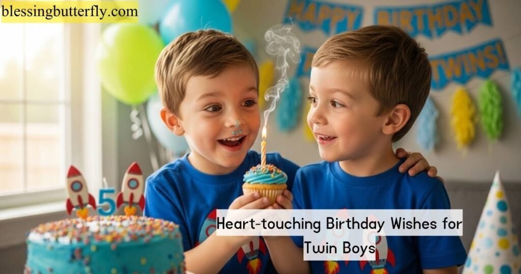 Heart-touching Birthday Wishes for Twin Boys