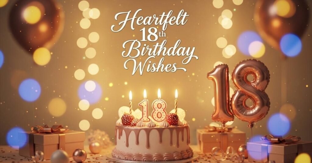 Heartfelt 18th Birthday Wishes