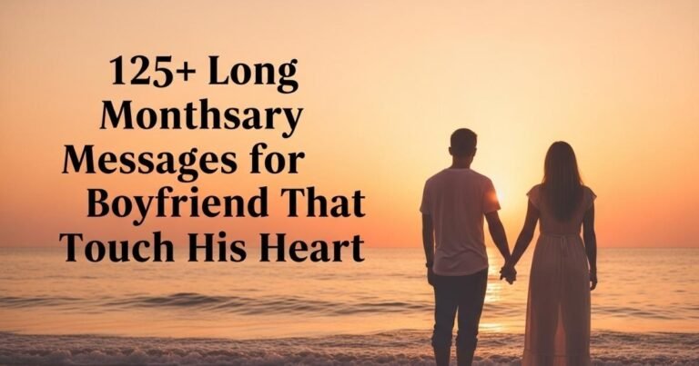 Long Monthsary Messages for Boyfriend
