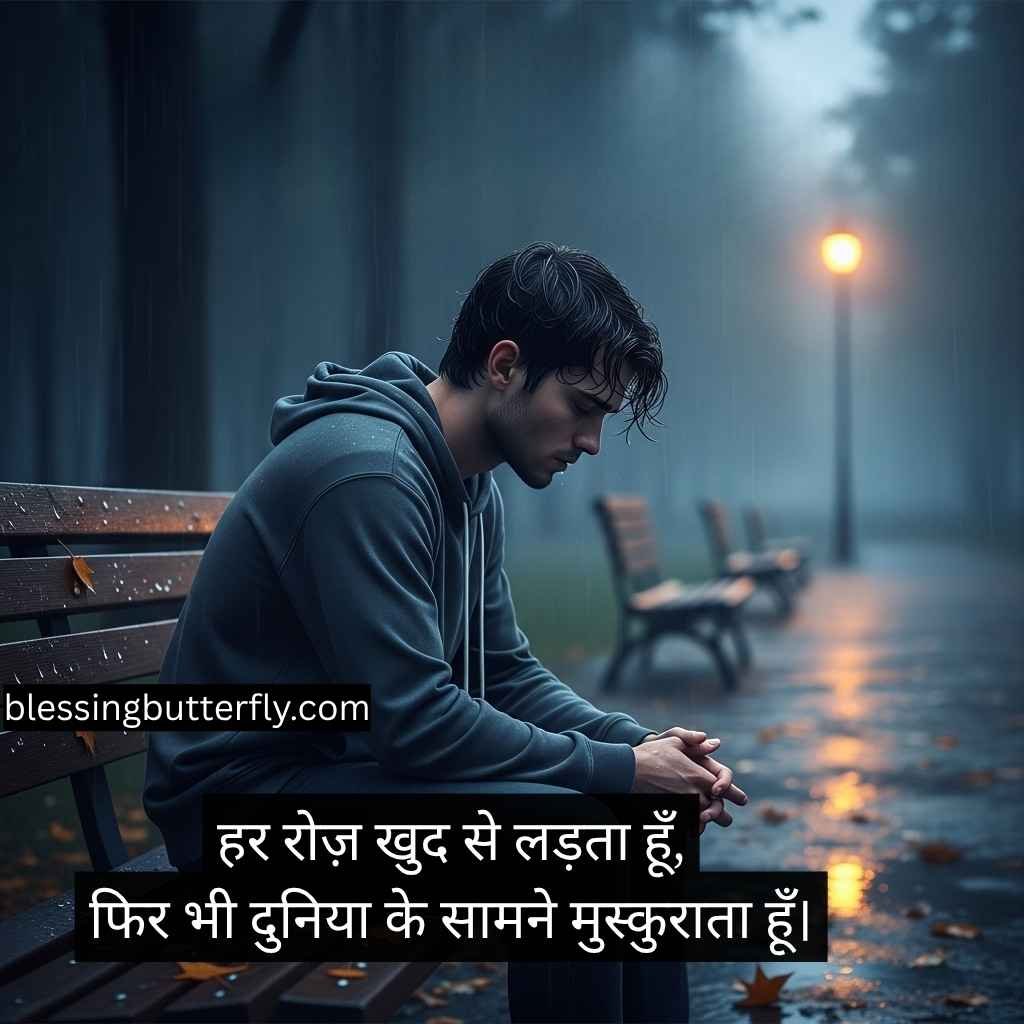 Sad Shayari Life 2 Line Boy