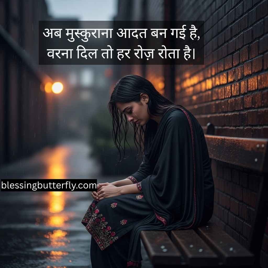 Sad Shayari Life 2 Line Girl