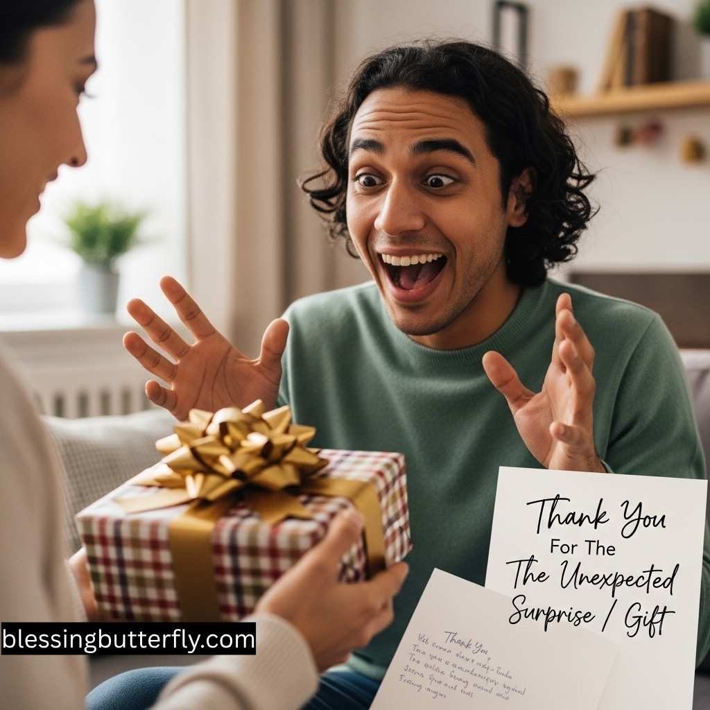 Thank You For The Unexpected Surprise / Gift