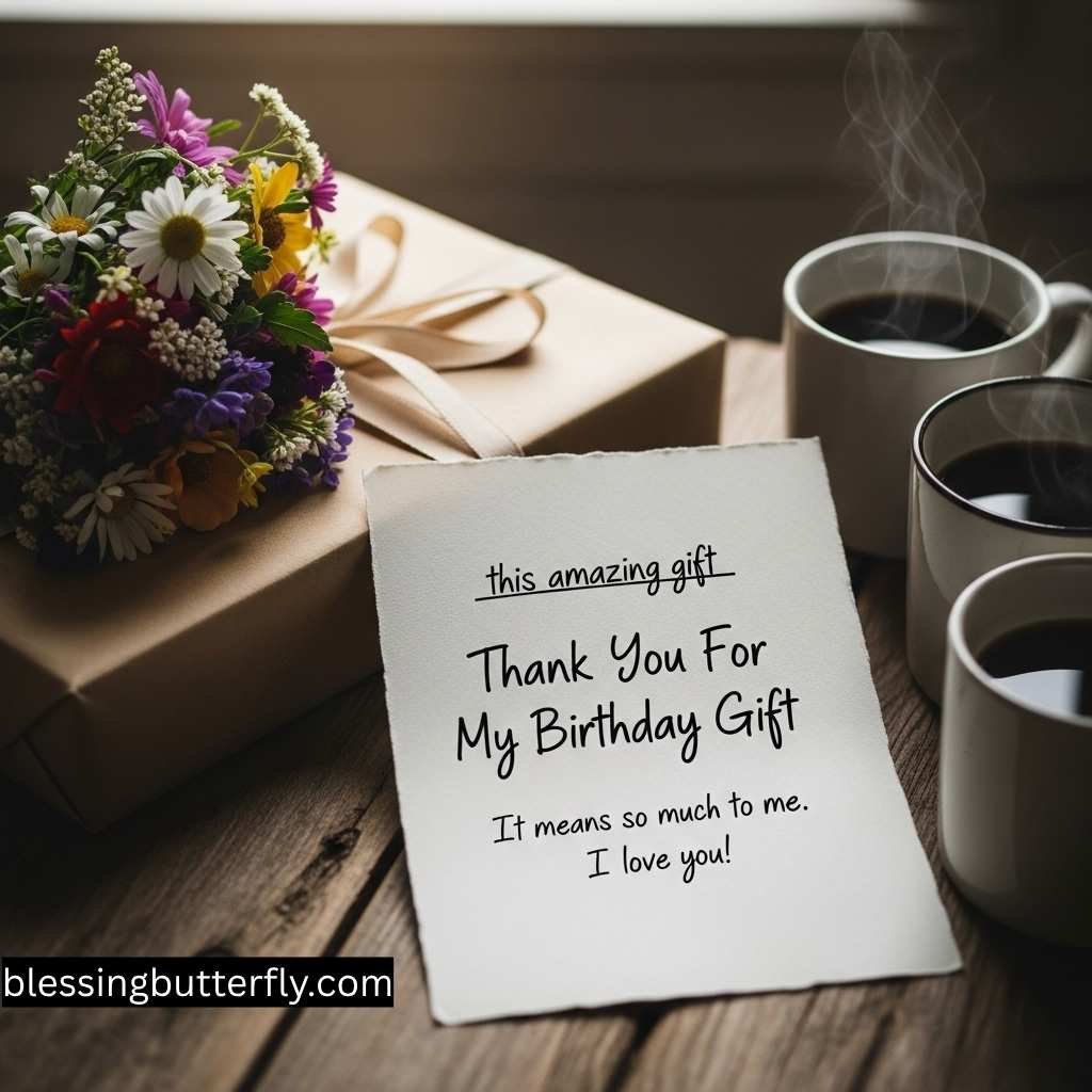 Thank You Message For Birthday Gift From Boyfriend / Girlfriend