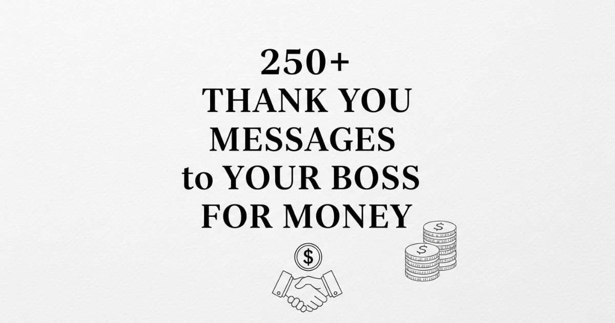 Thank You Messages