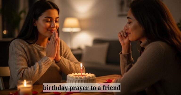 birthday prayer to a friend
