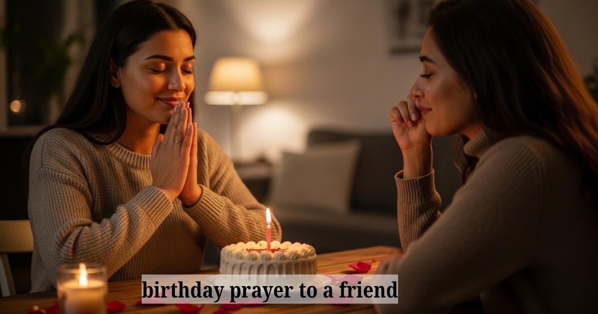 birthday prayer to a friend