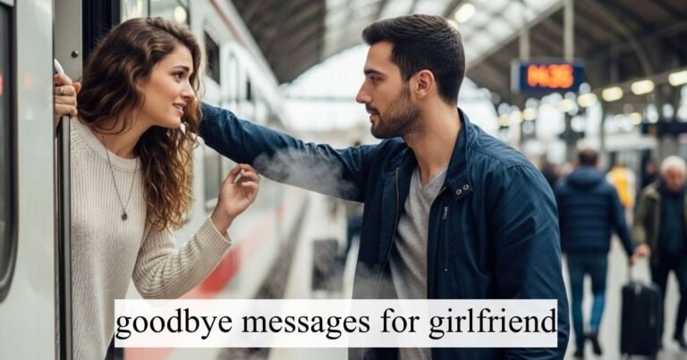 goodbye messages for girlfriend