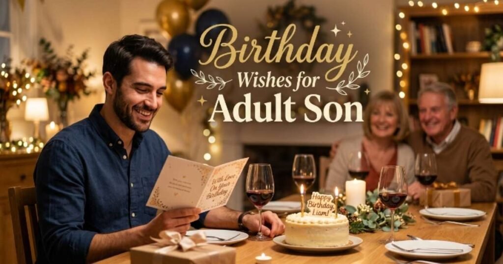 Birthday Wishes for Adult Son