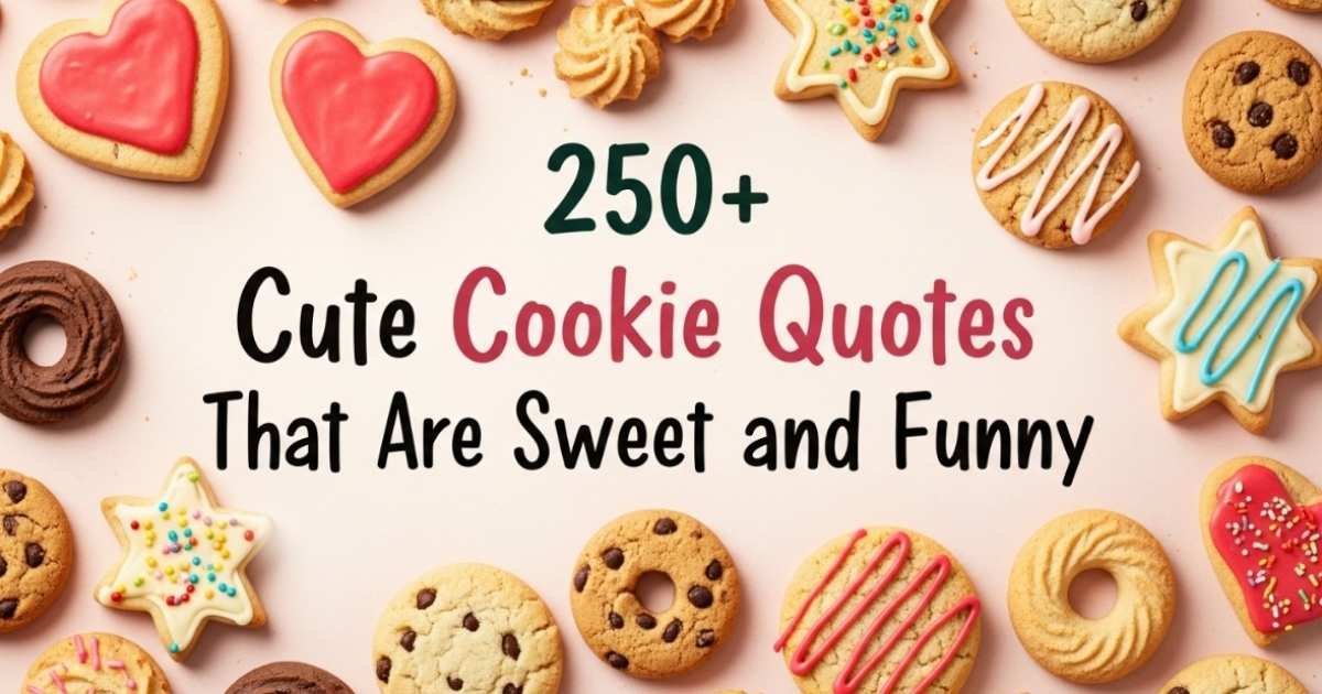 Cute Cookie Quotes