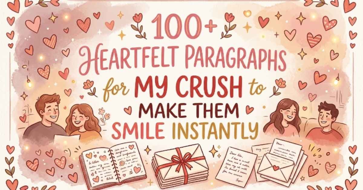 Heartfelt Paragraphs for My Crush