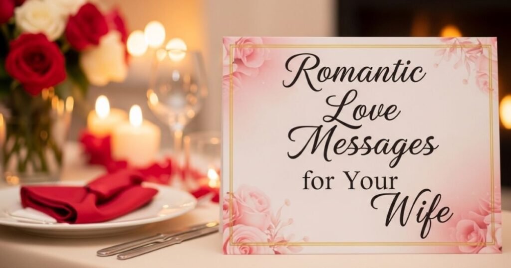 Romantic Love Messages for Your Wife