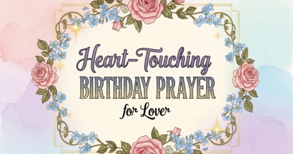 Heart-Touching Birthday Prayer for Lover