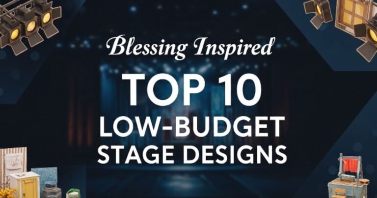 Low-budget stage designs