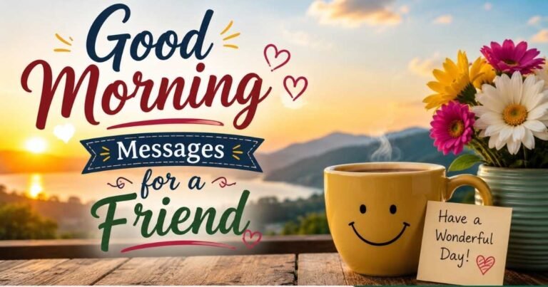 Good Morning Messages for a Friend