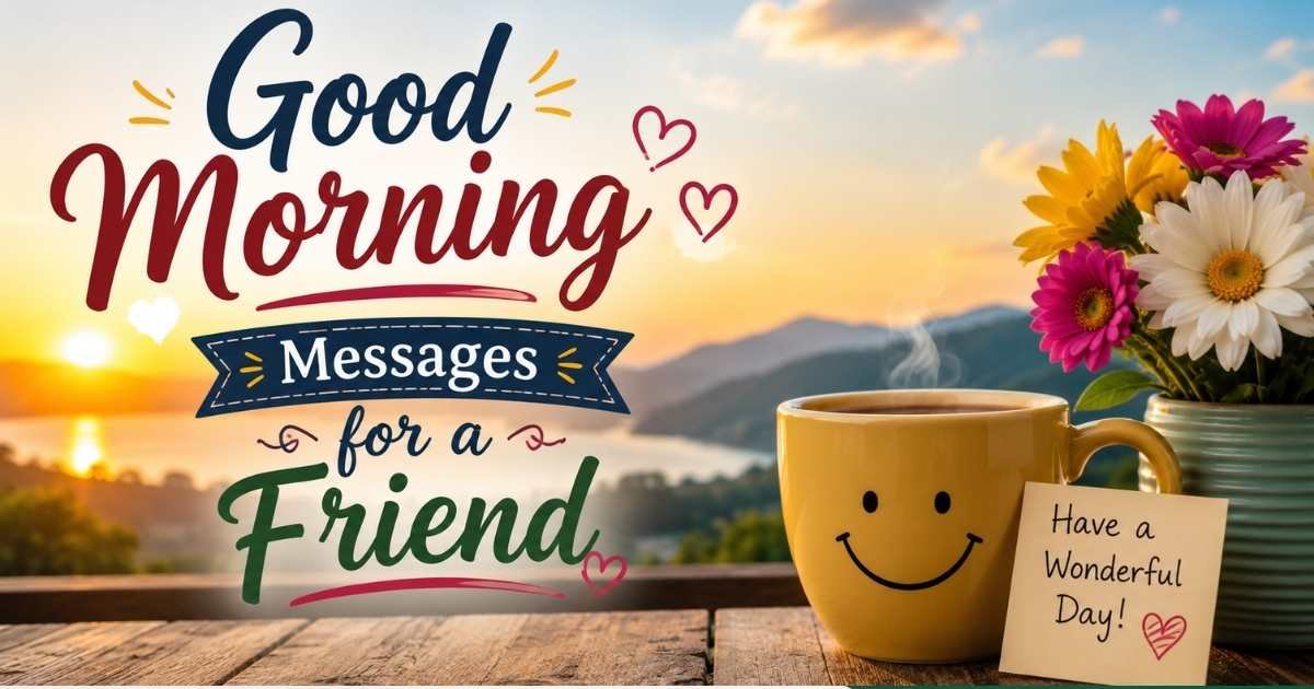 Good Morning Messages for a Friend